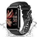 Fitness Tracker Smart Watch for Women Men Make/Answer Calls with Fitness and Wellness Tracking 100+ Sports Modes Step Calorie Counter IP68 Waterproof Fits for Android and Iphone, Black